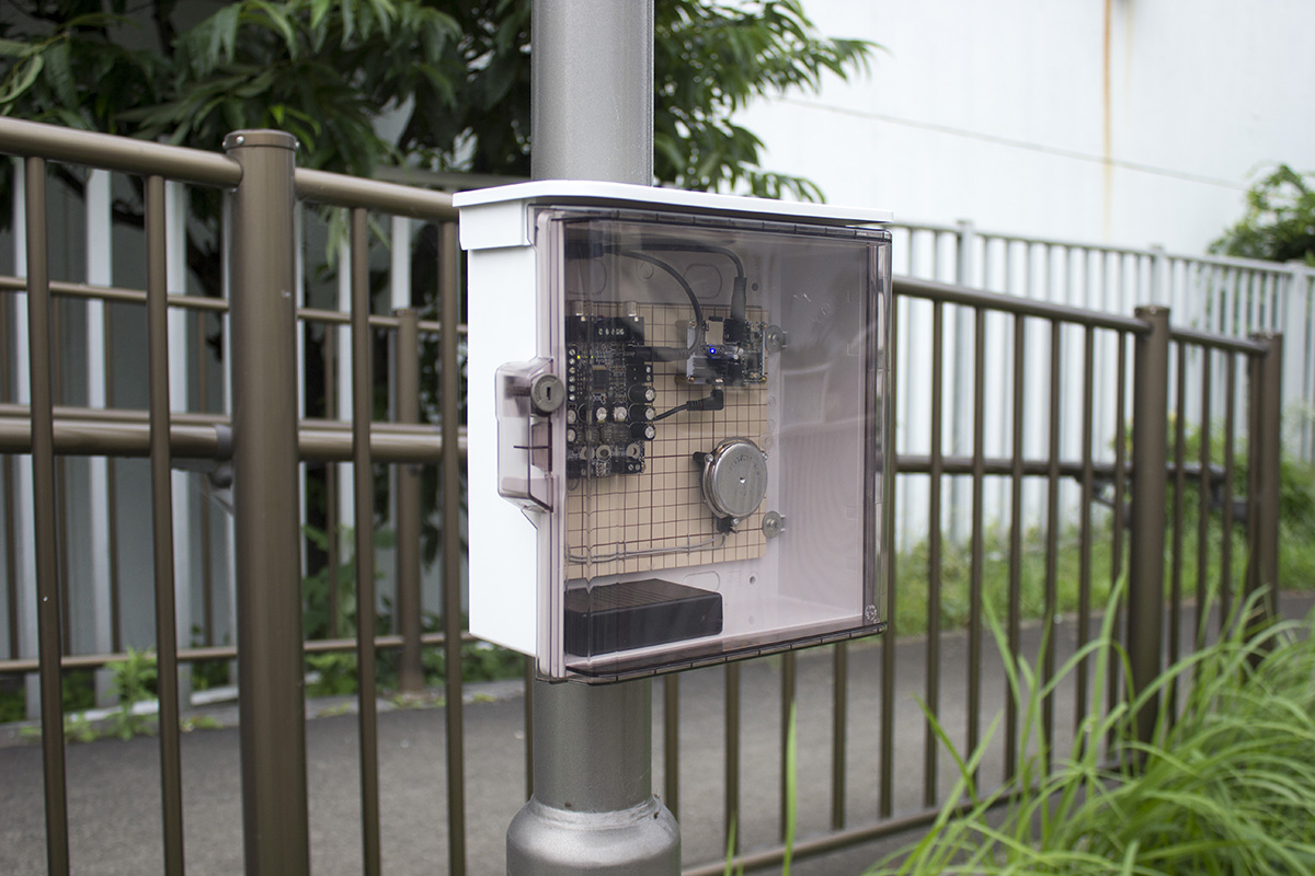 03 Onagi River - Shirakawa - Installation photo 2 - Sounding the City 005 - Sumida-ku 墨田区 2019