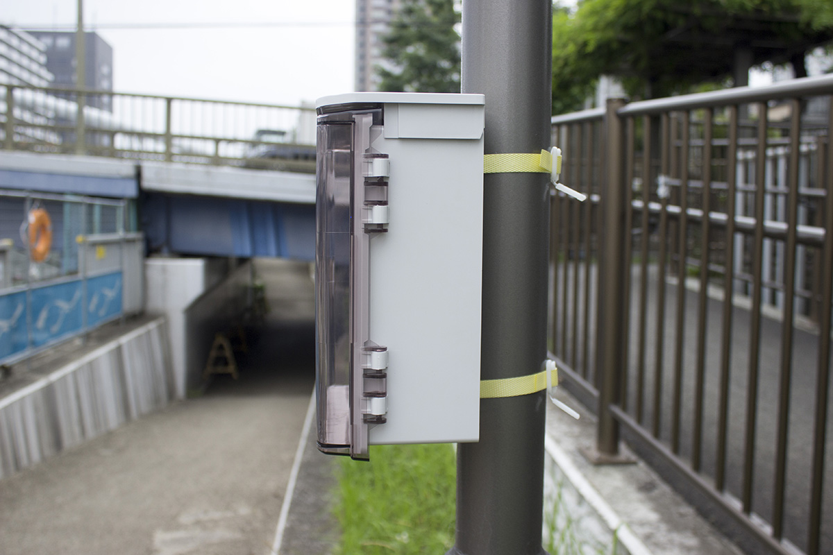 03 Onagi River - Shirakawa - Installation photo 3 - Sounding the City 005 - Sumida-ku 墨田区 2019